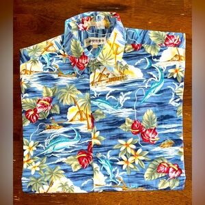 Tropical Short Sleeve Hawaiian Style Shirt